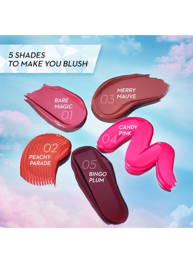 SUGAR Cosmetics Cloud Nine Niacinamide Glow Blush | Long lasting & Ultra-Pigmented | Dewy Finish | 7.6ml - 03 Merry Mauve - Image 2
